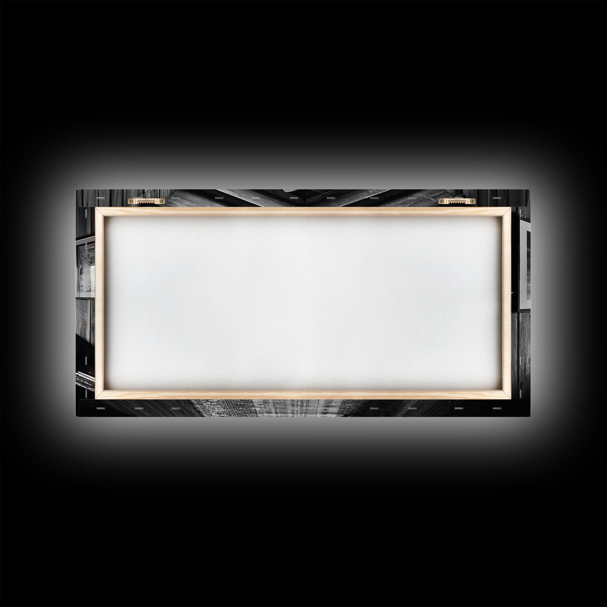 Cozy Cabin Interior, Rustic Living Space, Wood Wall Charm, Canvas Print, Country Living Room Art, Americana Wall Photography