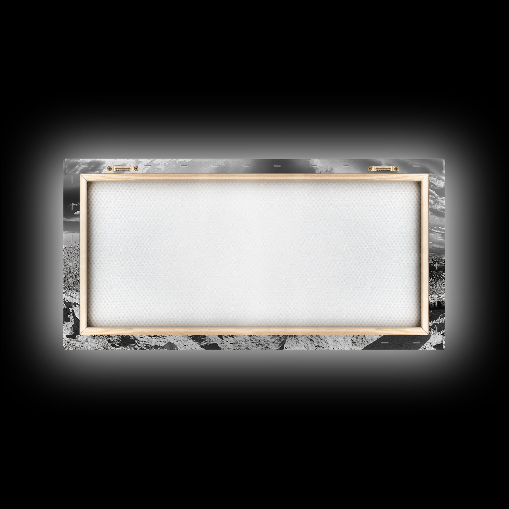 Desert Lizard Close-Up, Reptile Wildlife Photography, Dramatic Sky Scene, Canvas Print, Living Room Wall Art, Nature Decor