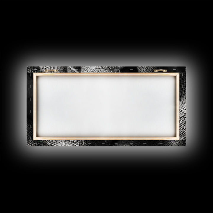 Burlap Texture Close-Up, Woven Fabric Detail Art, Earthy Natural Theme, Framed Canvas Print, Kitchen Wall Art, Boho Textile Decor