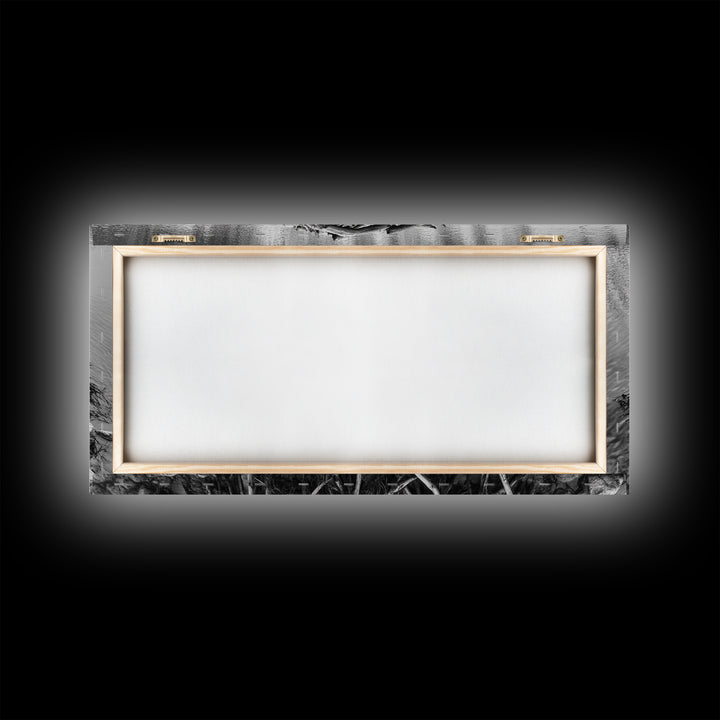 Beaver Lodge, Natural Structure, Earthy River Habitat, Framed Canvas Print, Cabin Wall Art, Nature-Inspired Rustic Fall Decor