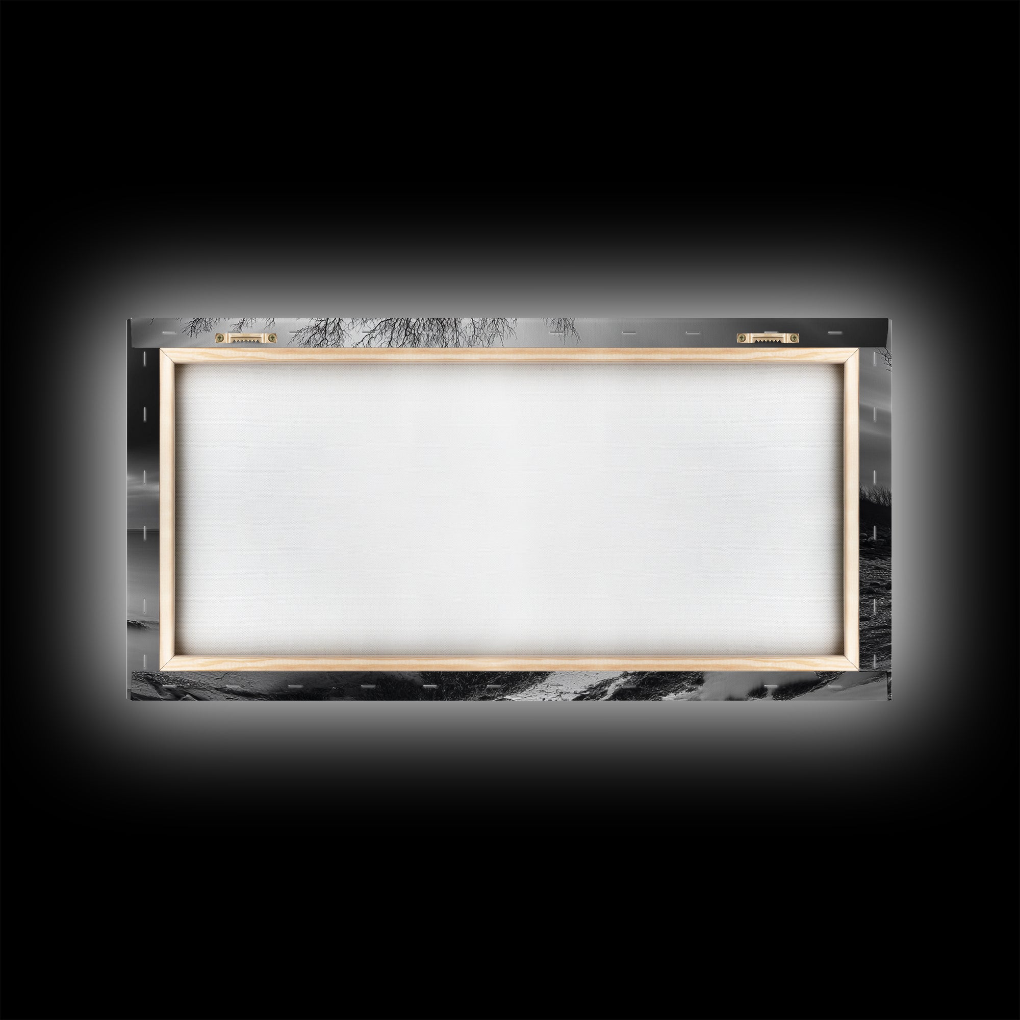 Coastal Tree, Tidal Shore, Windswept Beauty, Natural Balance, Framed Canvas Print, Bedroom Wall Art, Boho Decor, Serene Seascape