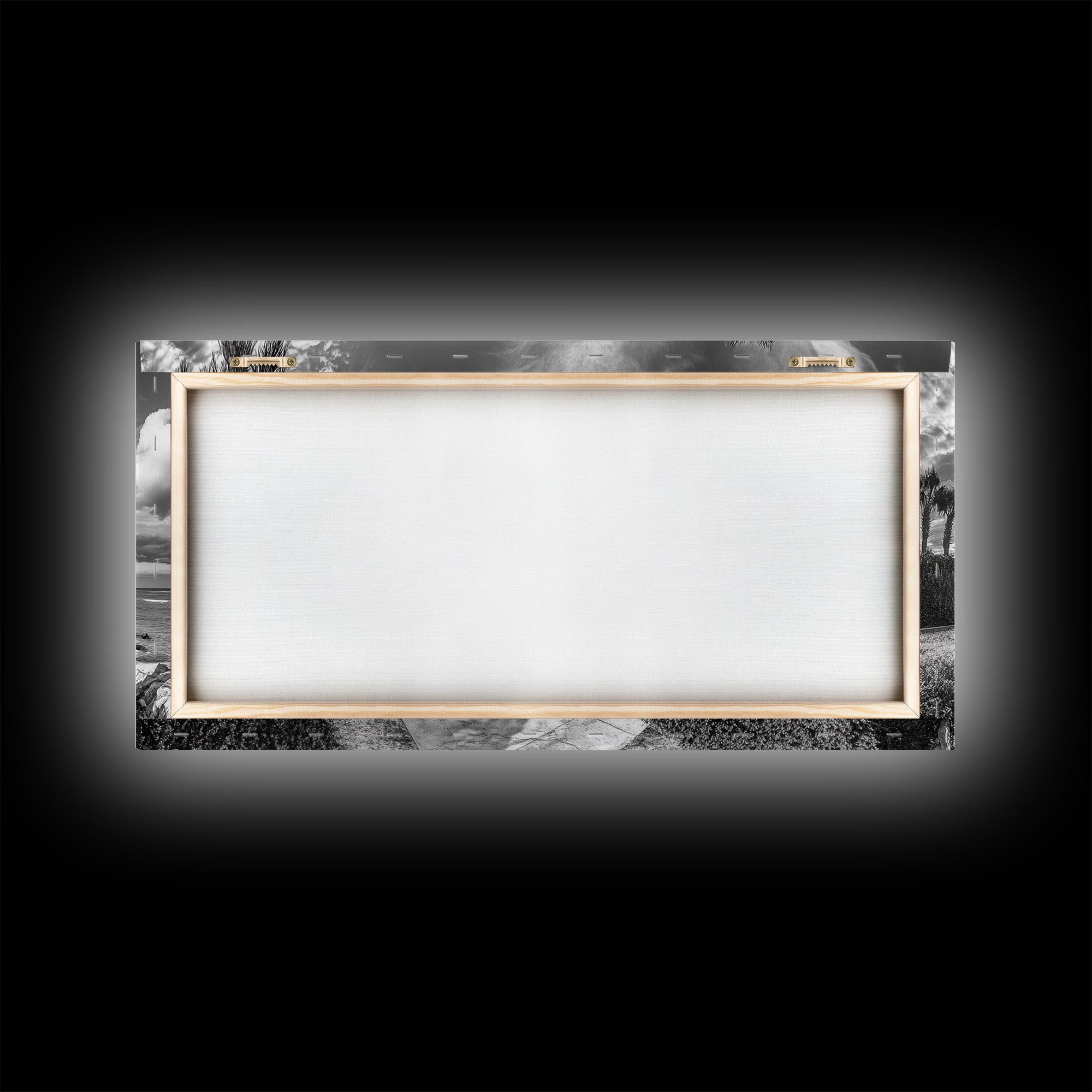 Beach Mansion Wall Art, Tropical Coastal House, Luxury Villa Print, Palm Tree Canvas Print, Living Room Decor, Modern Home Wall Art