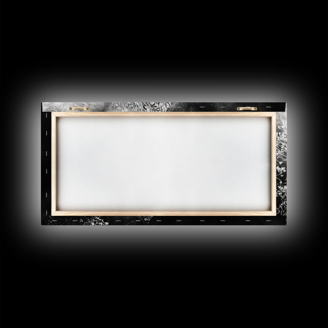 Botanical Texture, Nature Closeup Art, Modern Organic Aesthetic, Framed Canvas Print, Bedroom Wall Art, Neutral Boho Wall Decor