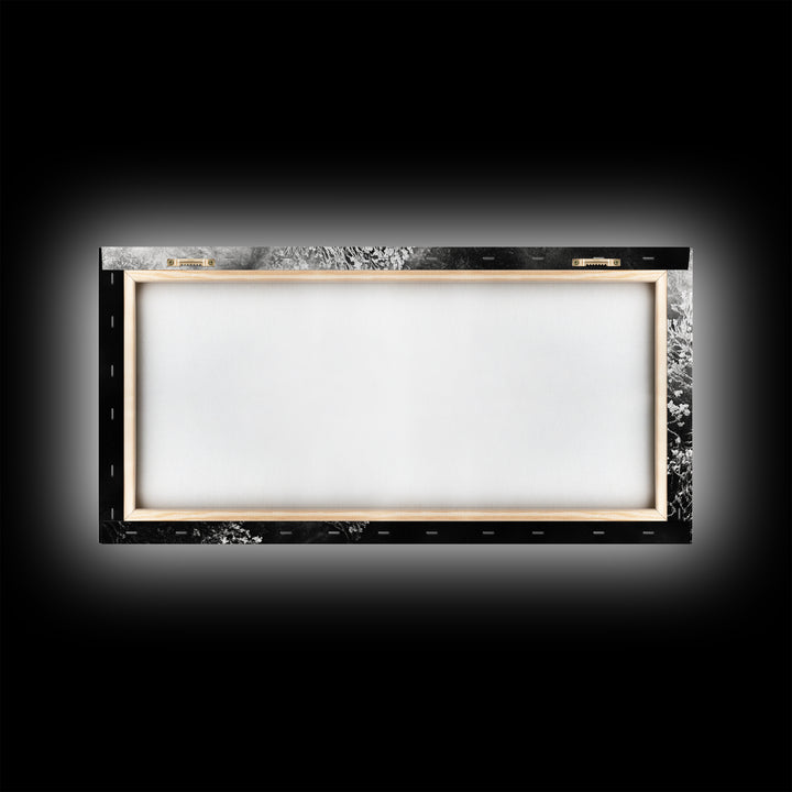 Botanical Texture, Nature Closeup Art, Modern Organic Aesthetic, Framed Canvas Print, Bedroom Wall Art, Neutral Boho Wall Decor