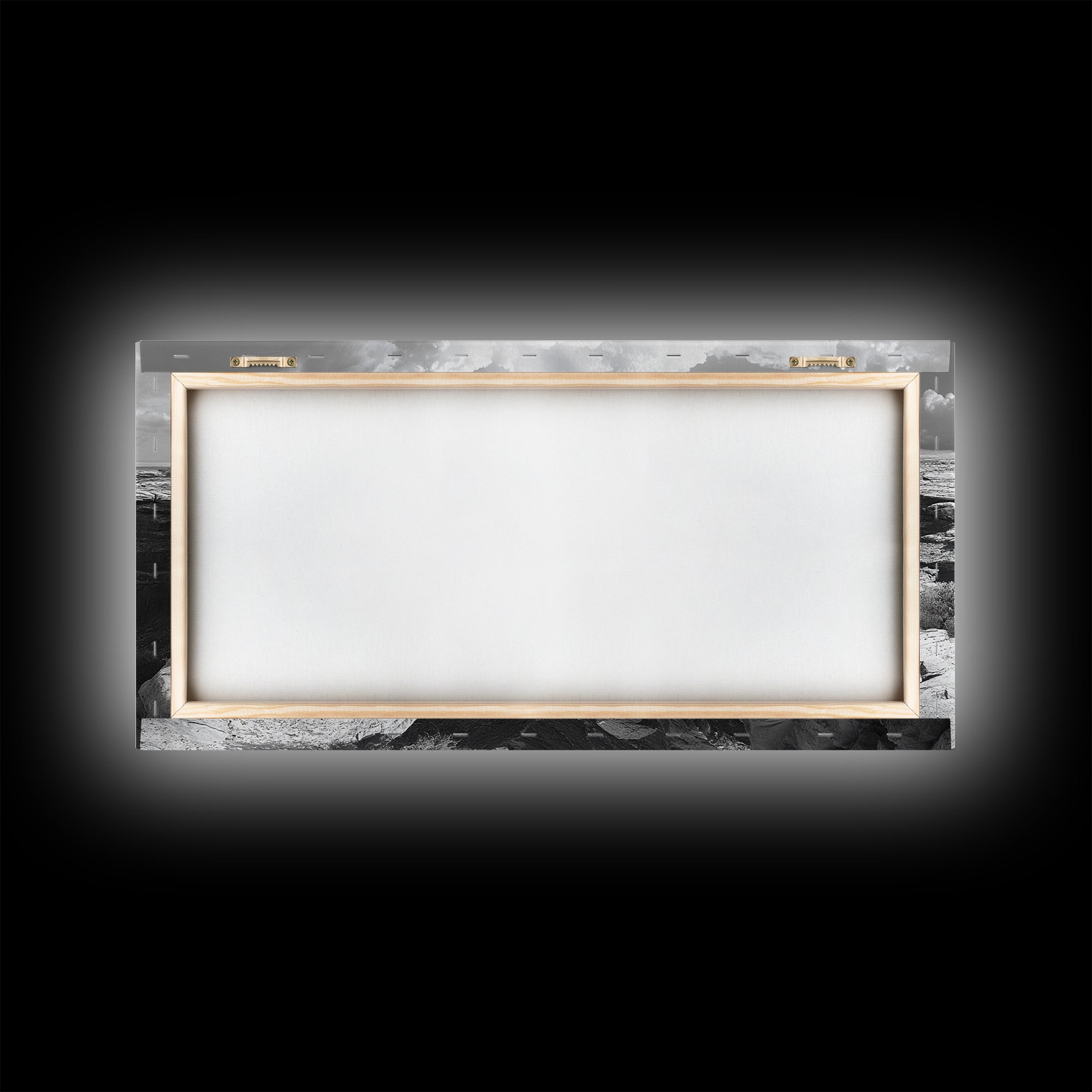 Desert Canyon Vista, Monument Valley View, Rugged Landscape Photography, Framed Canvas Print, Western Living Room Wall Art