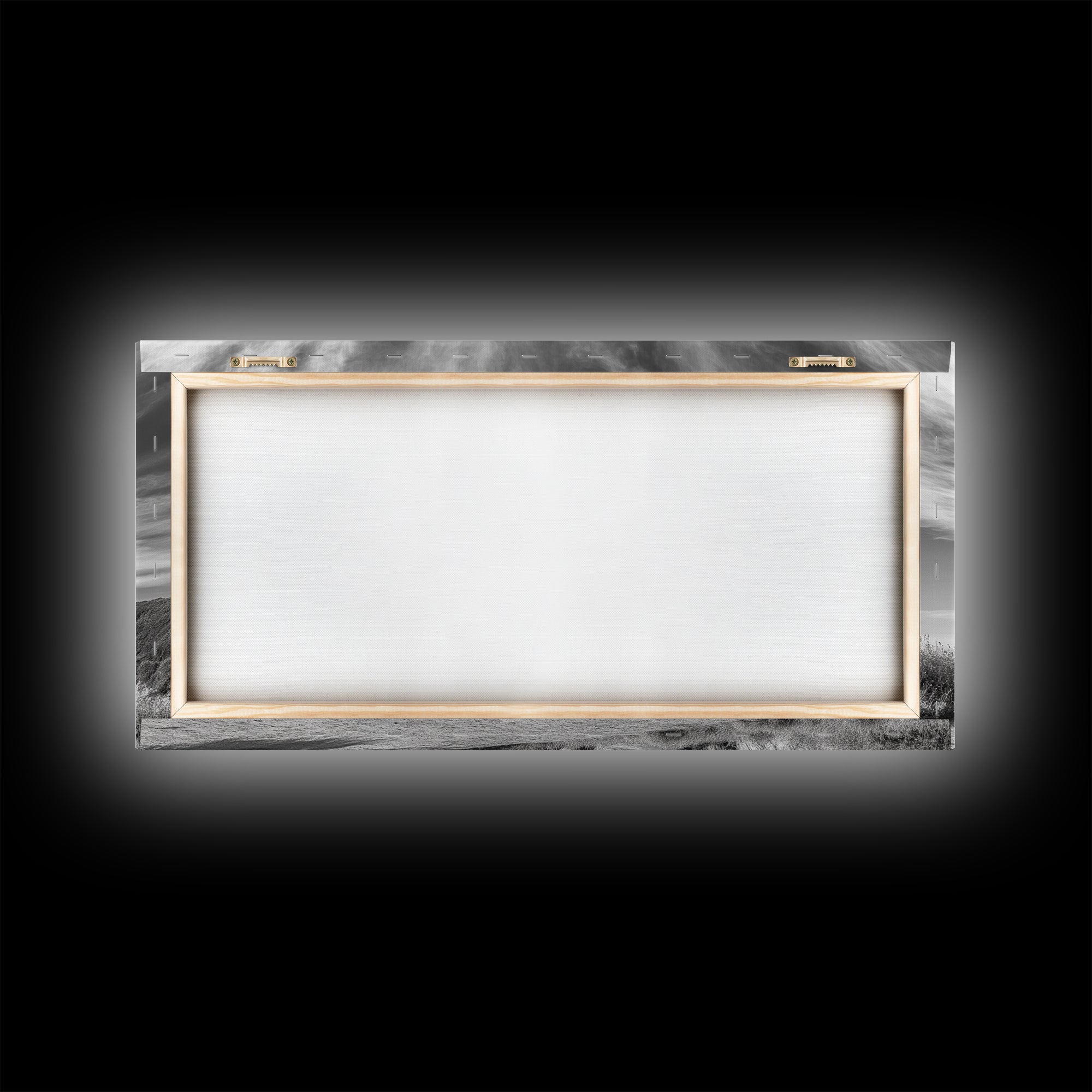 Coastal Tree Cliff, Ocean Breeze Scene, Scenic Nature Vibes, Framed Canvas Print, Boho Bedroom or Serene Living Room Wall Art