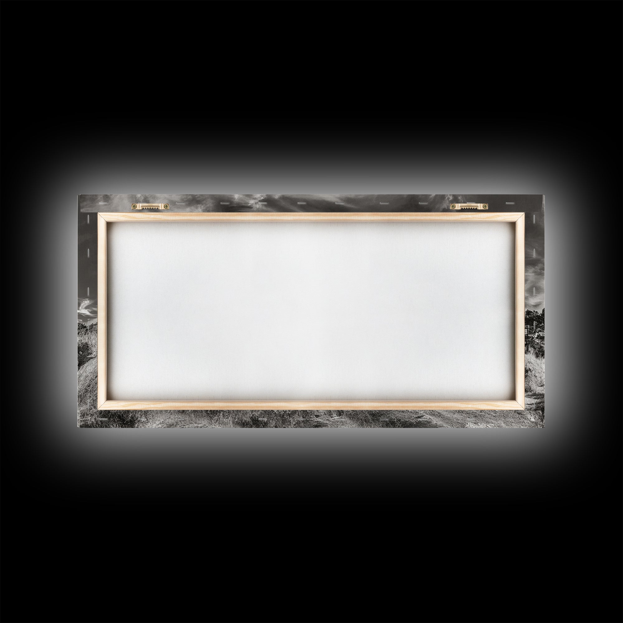 Coastal Hillside Sunset, Vineyard Ocean View, Rolling Landscape Art, Framed Canvas Print, Kitchen Wall Art, California Scenery