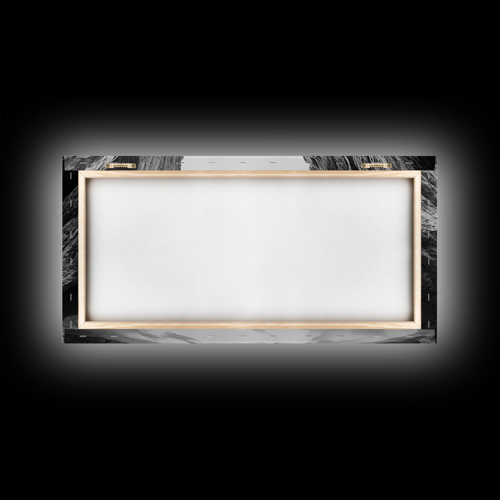 Canyon Rocks, Desert Wall, Natural Texture, Modern Rustic Decor, Framed Canvas Print, Bathroom Wall Art, Monochrome Earth Tones