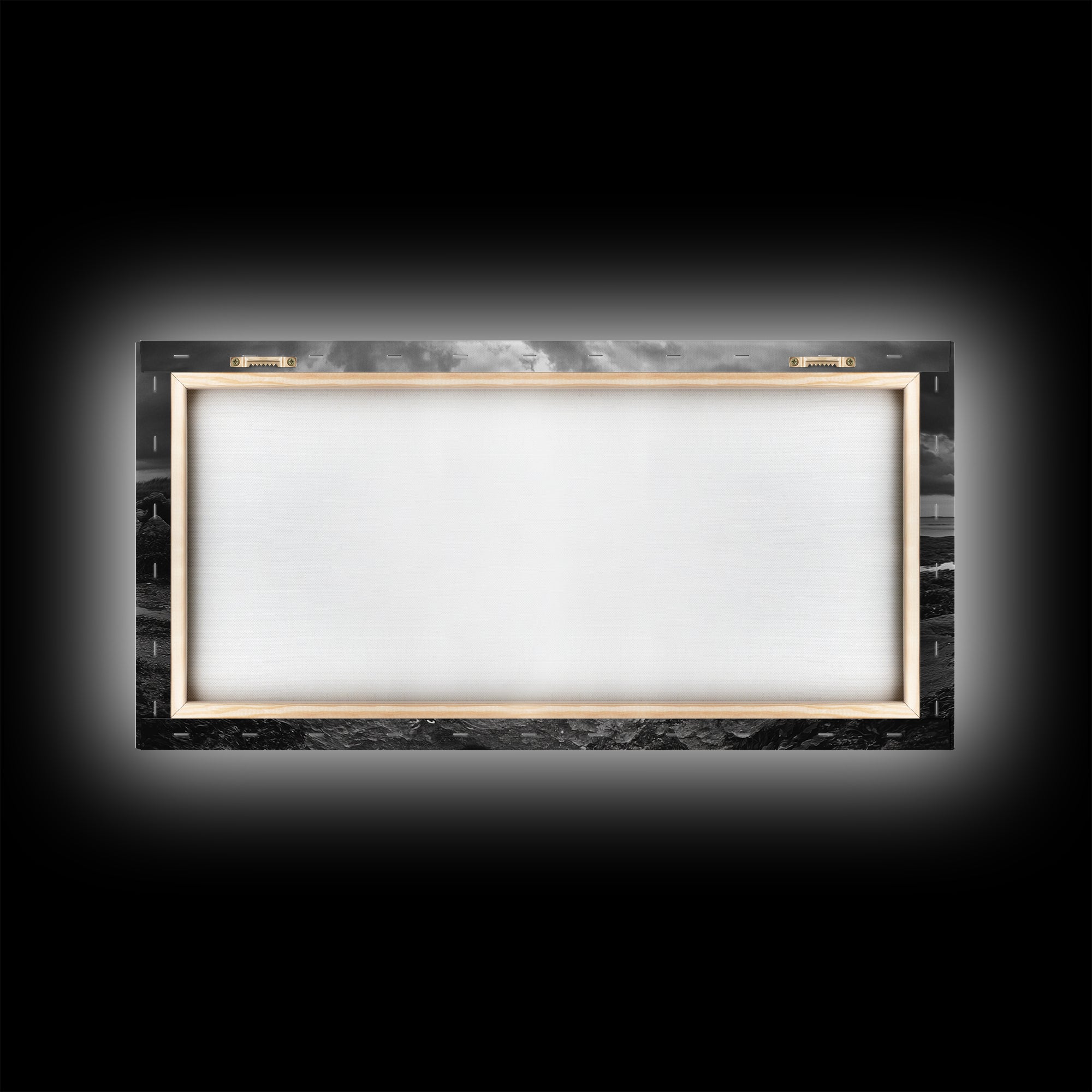 Abandoned Satchel, Coastal Mystery Art, Lost and Found Decor, Moody Beach Scene, Canvas Print, Study Wall Art, Nautical Rustic Aesthetic