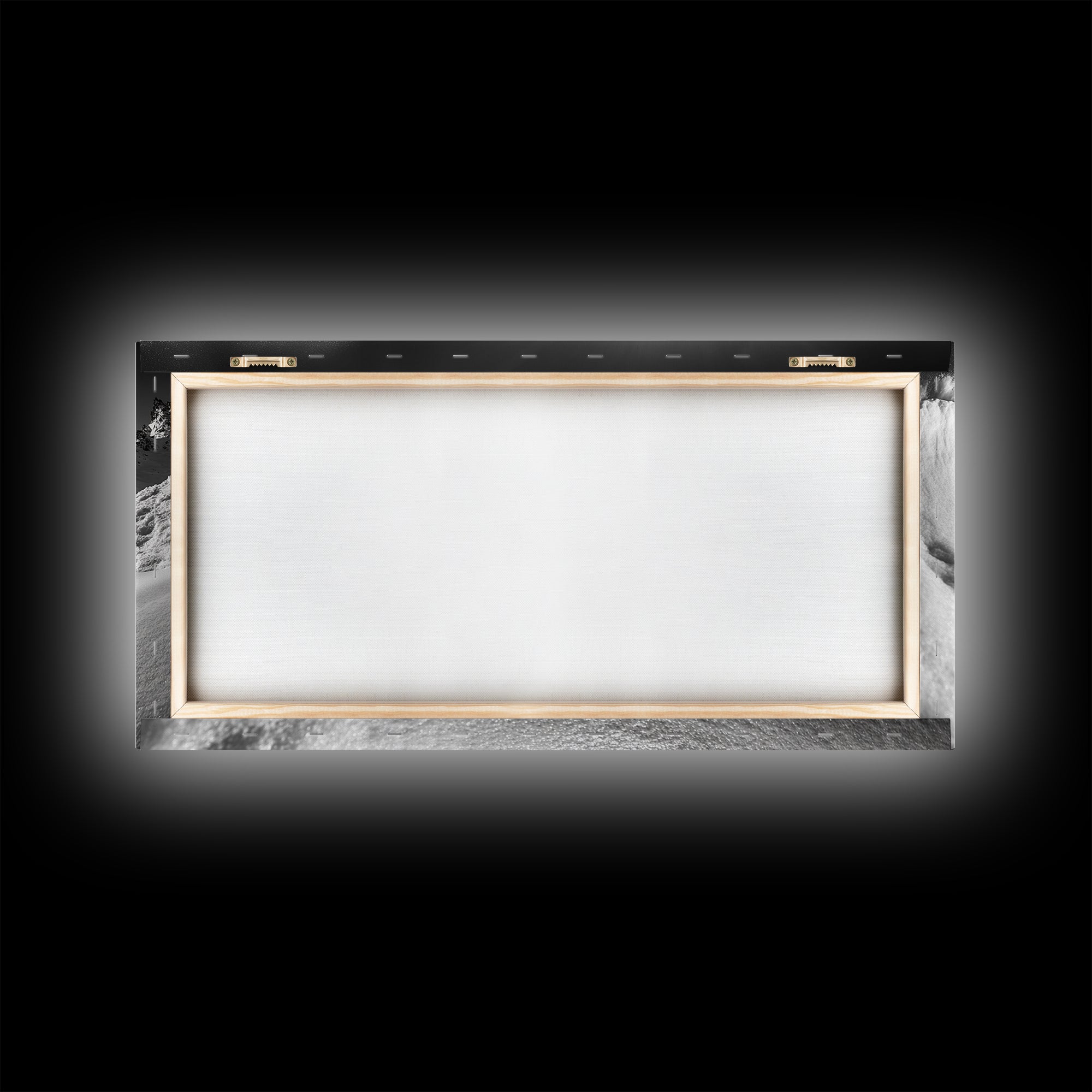 Arctic Wave Motion, Snowy Surf Curl, Mountain Sun Scene, Nature Energy Art, Canvas Print, Living Room Wall Art, Winter Adventure Decor