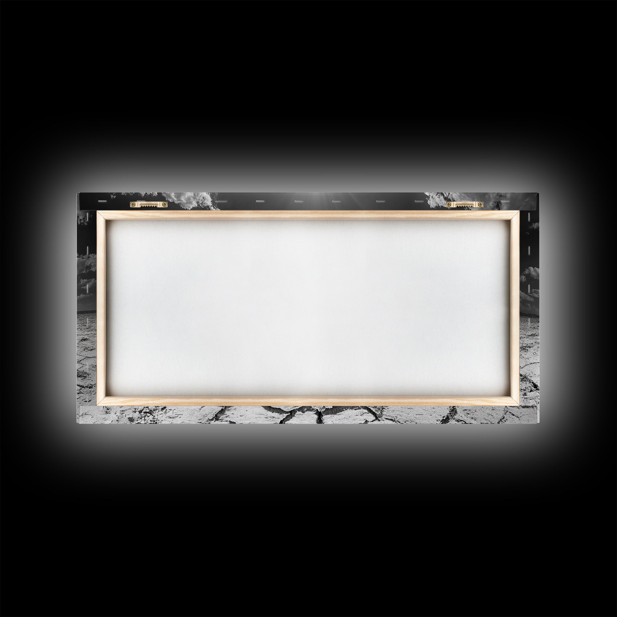 Cracked Earth Sun, Desert Landscape, Dramatic Sky, Canvas Print, Southwestern Decor, Fall Wall Art, Earth Tones Rustic Home Accent