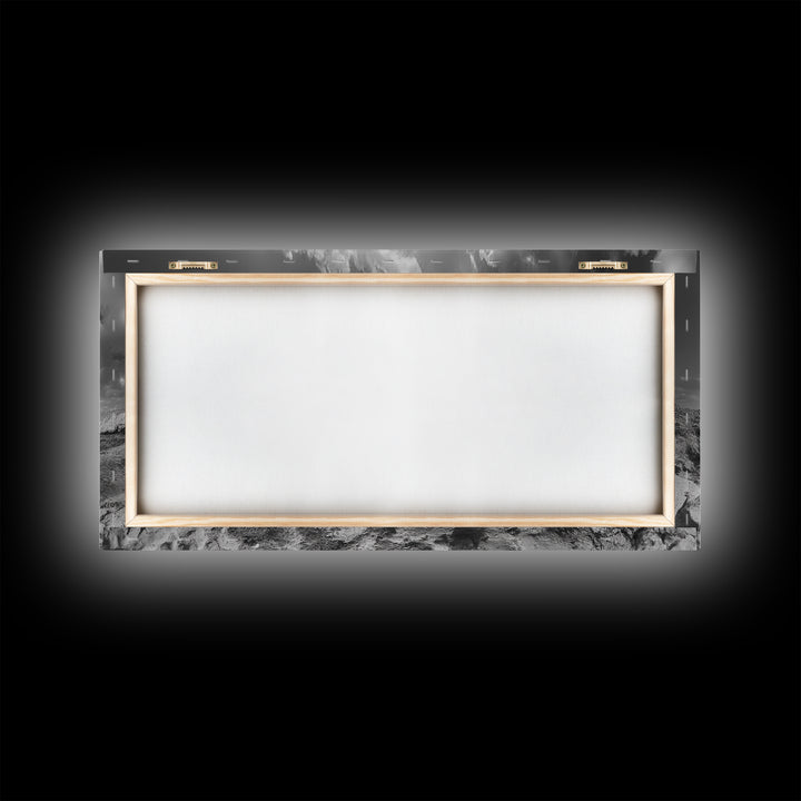 Coastal Campfire, Ocean Sunset, Rocky Shore, Bonfire Glow, Canvas Print, Nature Wall Art, Autumn Cabin Decor, Outdoor Retreat Style