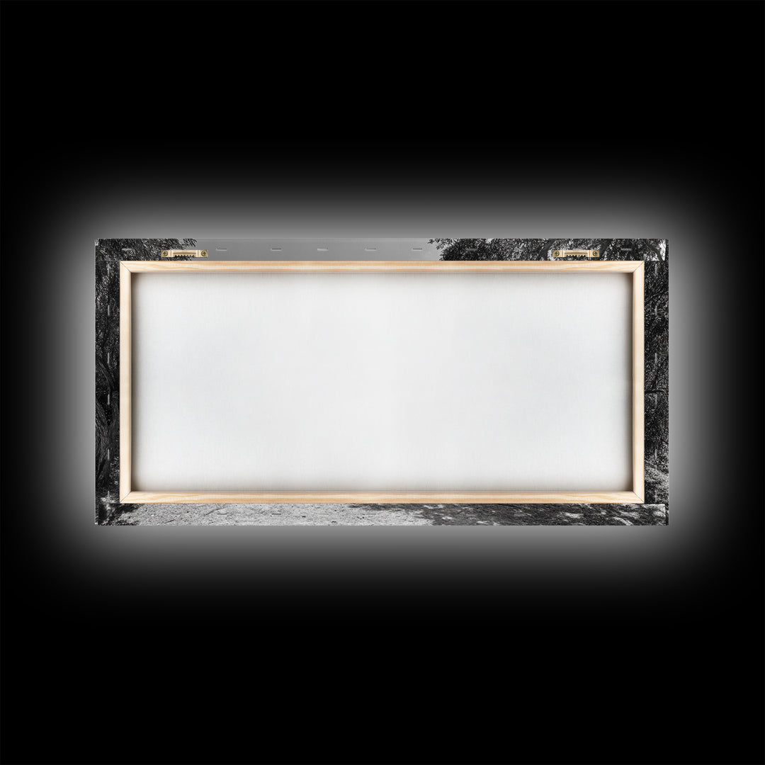 Camper Vans, Nature Escape, Forest Glamping, Sunny Grove, Canvas Print, Rustic Wall Art, Adventure Lover Gift, Living Room Decor