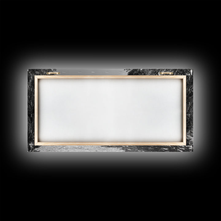 Camper Vans, Nature Escape, Forest Glamping, Sunny Grove, Canvas Print, Rustic Wall Art, Adventure Lover Gift, Living Room Decor