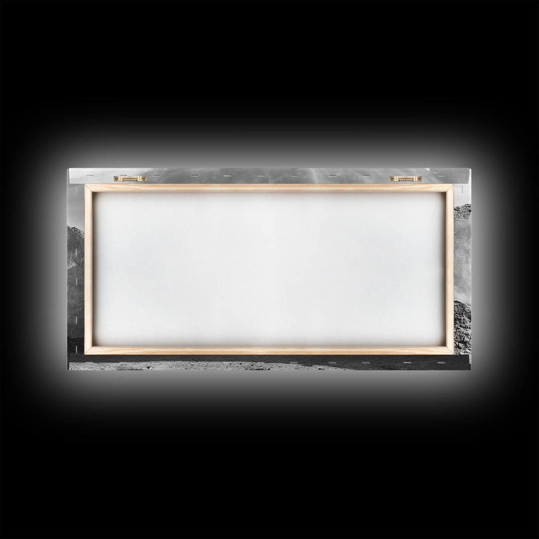 Adobe Wall, Desert Door, Rustic Texture, Framed Canvas Print, Southwest Wall Art, Neutral Earth Tones, Boho Western Living Room Decor