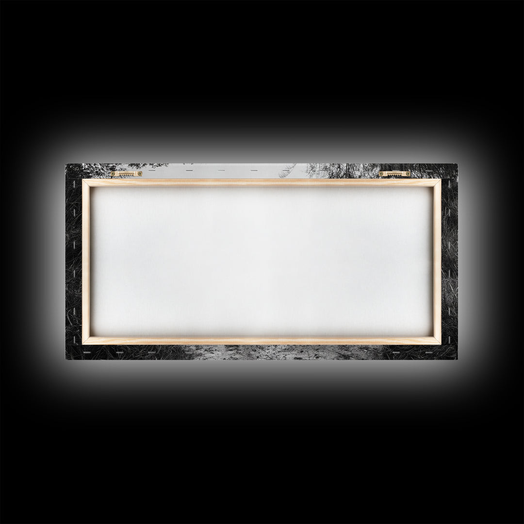 Dirt Path Trail, Minimal Nature Photography, Countryside Landscape, Rustic Fall Vibe Wall Art, Neutral Home Decor, Framed Canvas Print