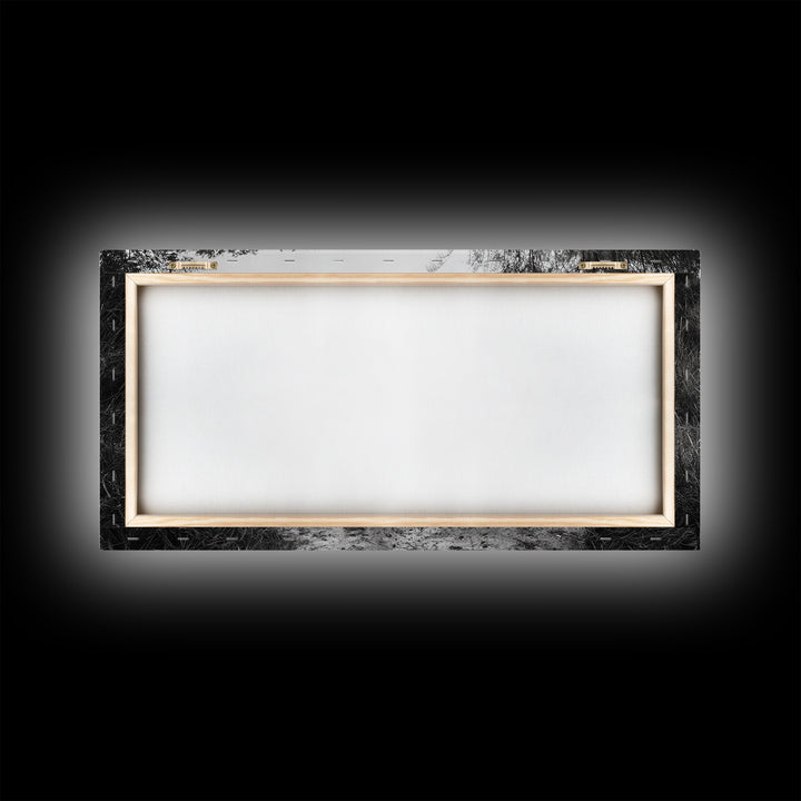 Dirt Path Trail, Minimal Nature Photography, Countryside Landscape, Rustic Fall Vibe Wall Art, Neutral Home Decor, Framed Canvas Print