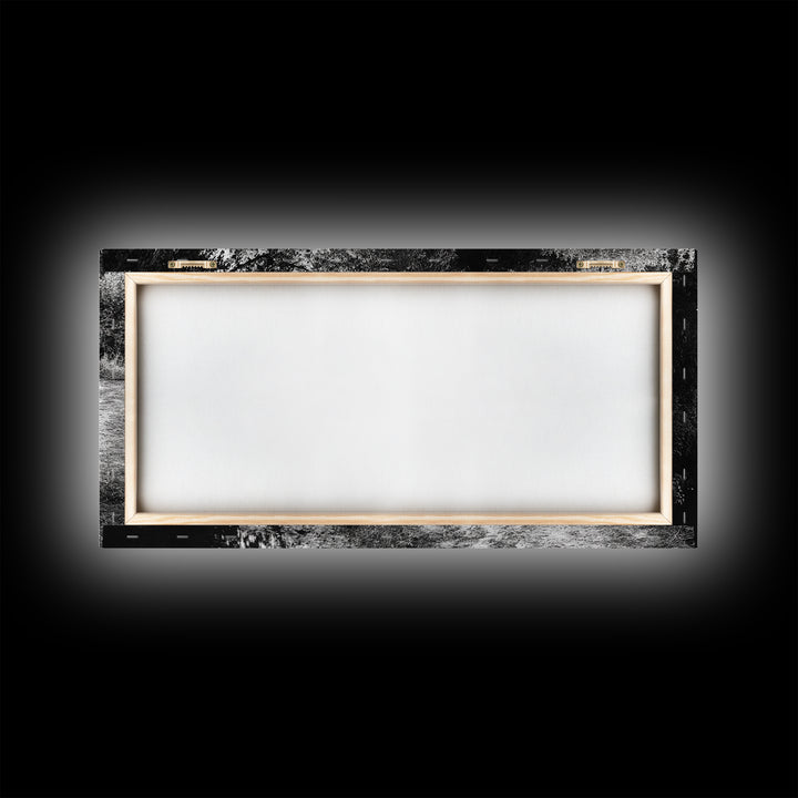 River Bend Trail, Peaceful Water Path, Tranquil Forest Landscape, Nature-Inspired Rustic Decor, Autumn Wall Art, Canvas Print