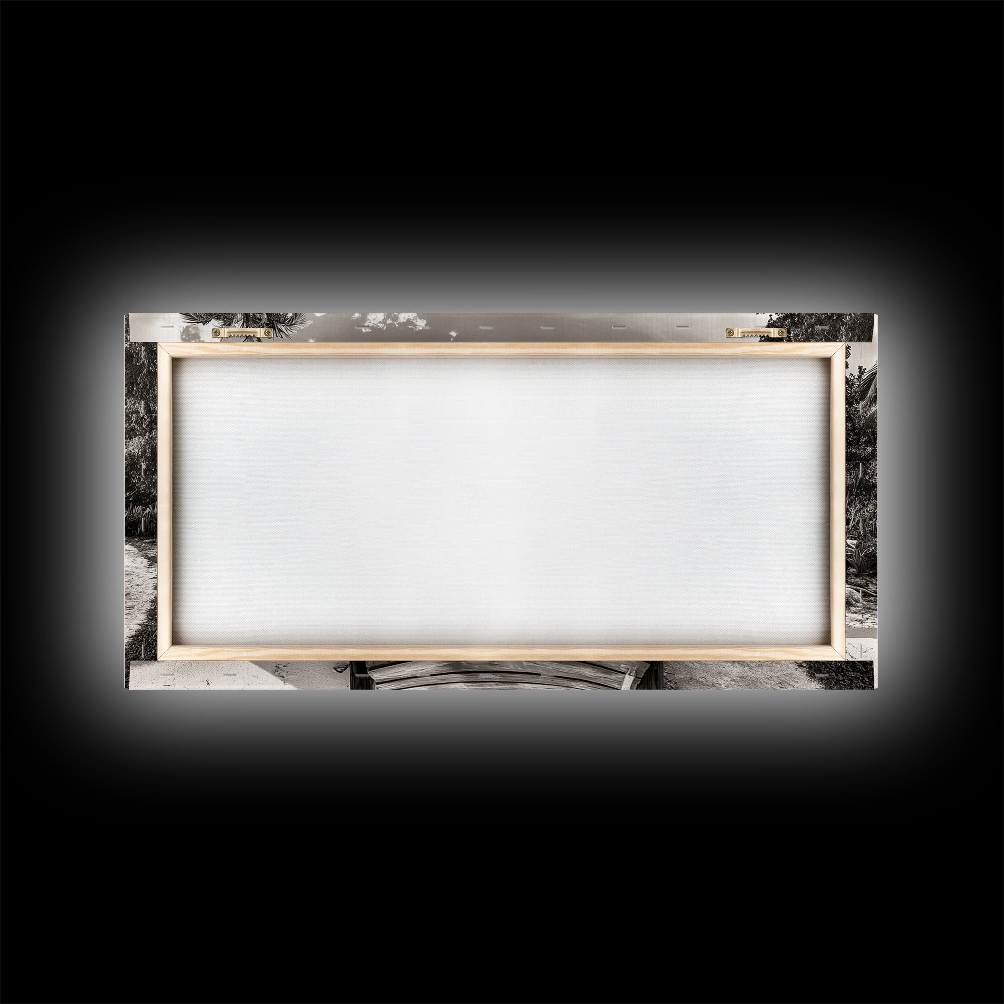 Beach Path, Coastal Dock, Tropical Palms, Canvas Print, Vacation Vibes, Boho Seaside Decor, Bathroom Wall Art, Nautical Island Landscape