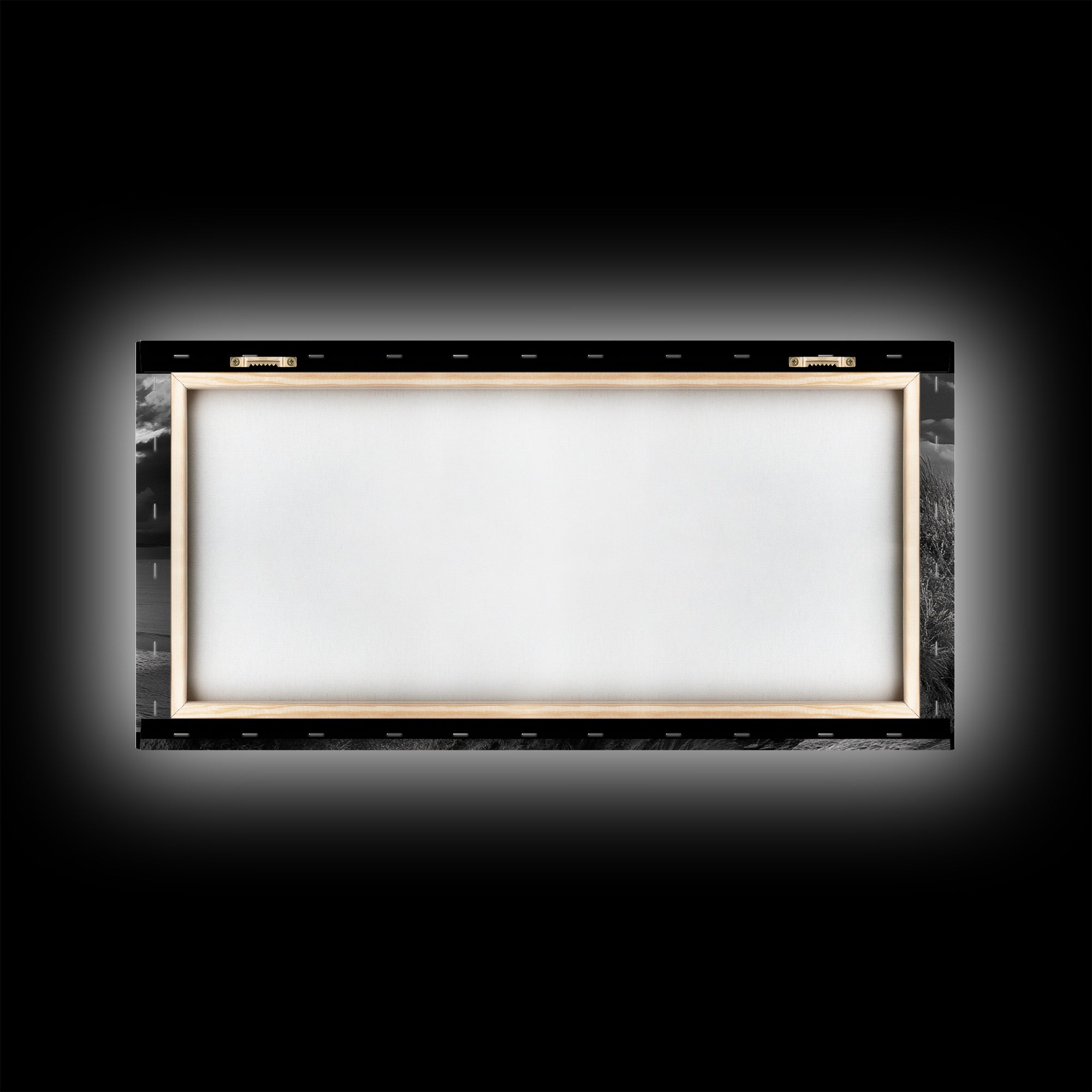 Cliff Cabin, Stormy Coast, Ocean Bluff, Dramatic Skies, Canvas Print, Moody Nature Art, Living Room Accent, Fall Season Decor