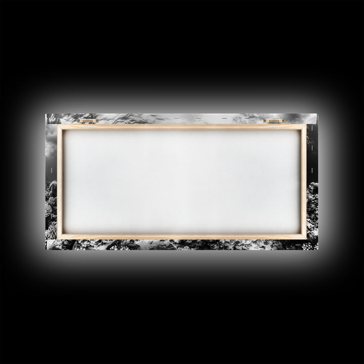 Coral Reef, Ocean Depths, Sunlight Rays, Marine Life, Canvas Print, Minimalist Nature Art, Bathroom Decor, Underwater Scene, Bedroom Wall Art