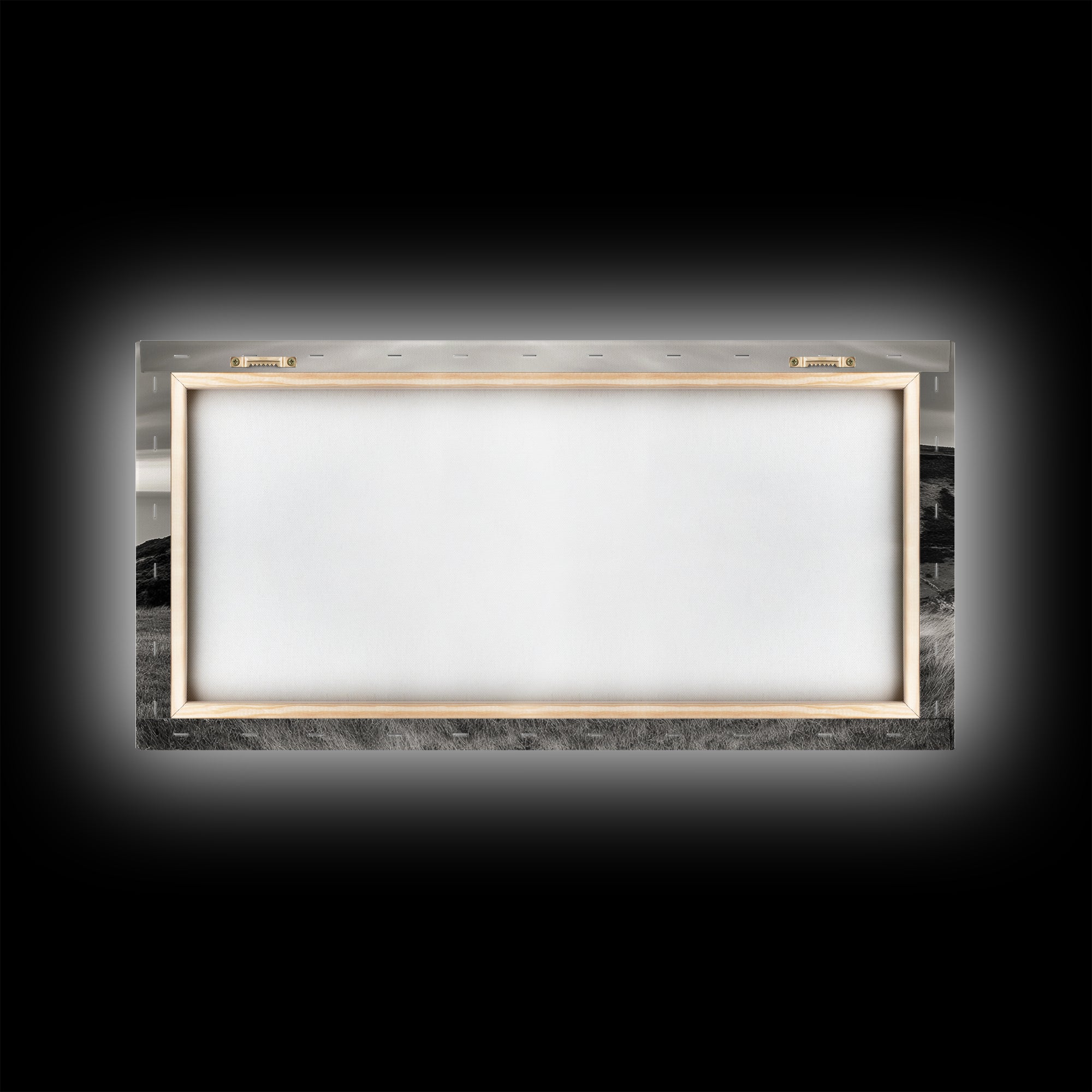 Coastal Cliff View, Solitary Tree Scene, Modern Minimalist Style, Framed Canvas Print, Calm Neutral Wall Art, Living Room Decor