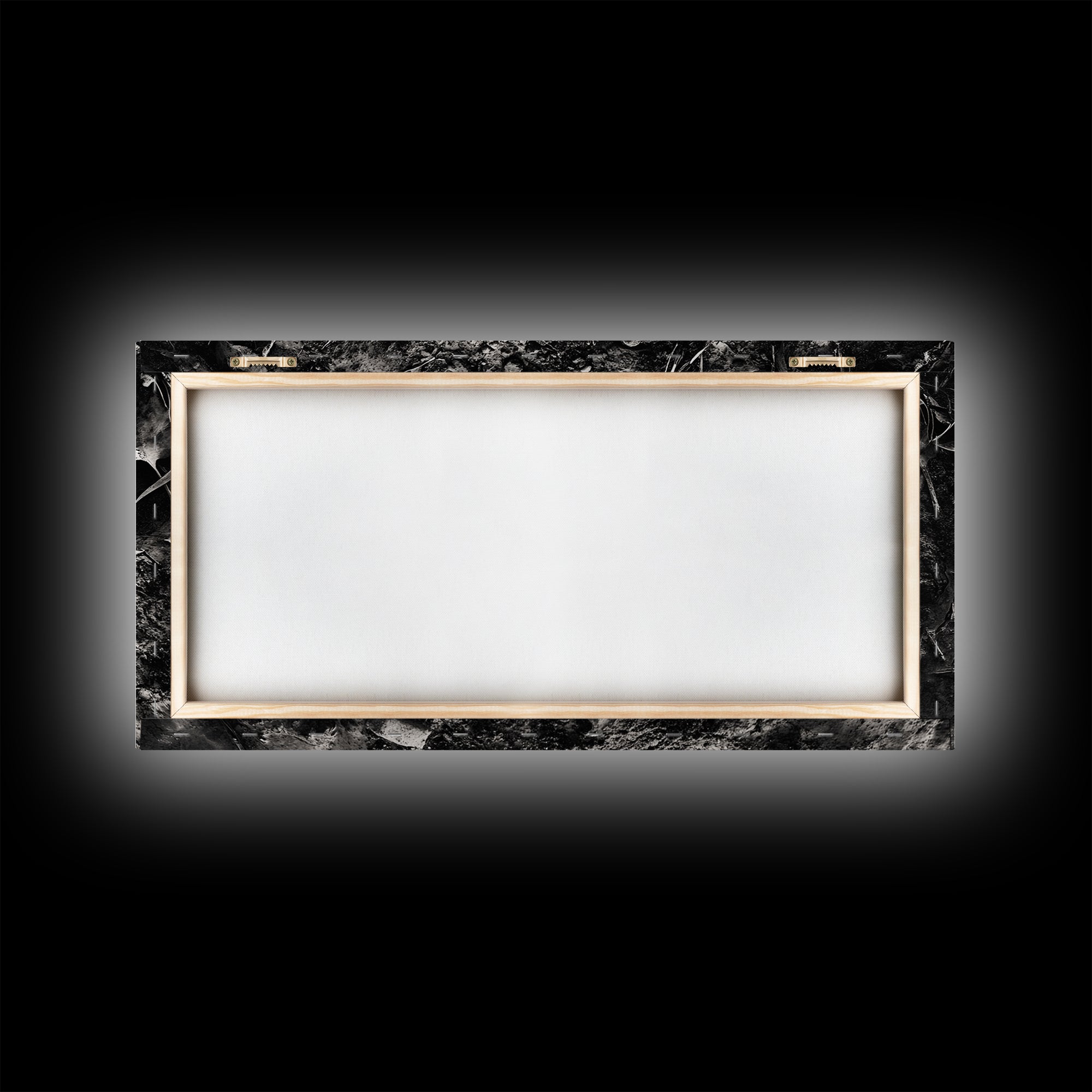 Animal Track Print, Nature Scene, Forest Ground, Autumn Photography, Framed Canvas Print, Rustic Cabin Wall Art, Earth Tone Decor