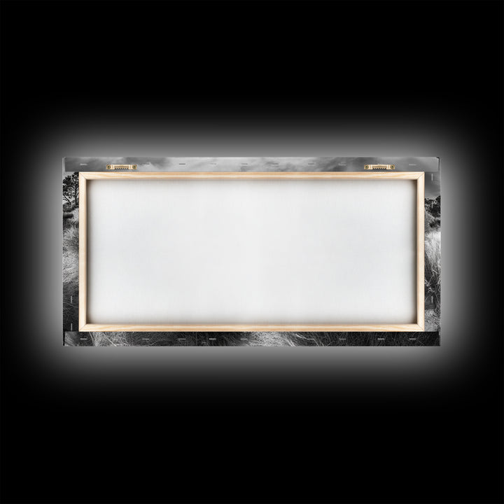 Coastal Bluff Sunset, Seaside Horizon View, Beach Landscape Scene, Serene Decor, Canvas Print, Living Room or Hallway Wall Art