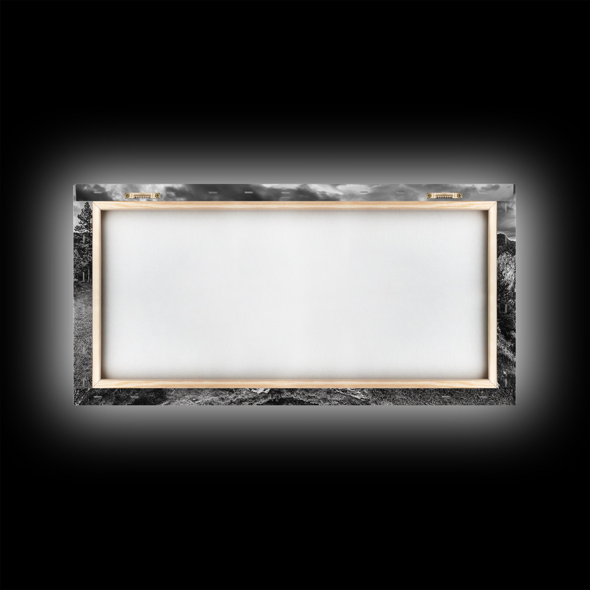 River Bend Landscape, Mountain View Aerial, Nature Panorama Scene, Framed Canvas Print, Cabin Wall Art, Adventure Boho Art, Living Room Wall Art