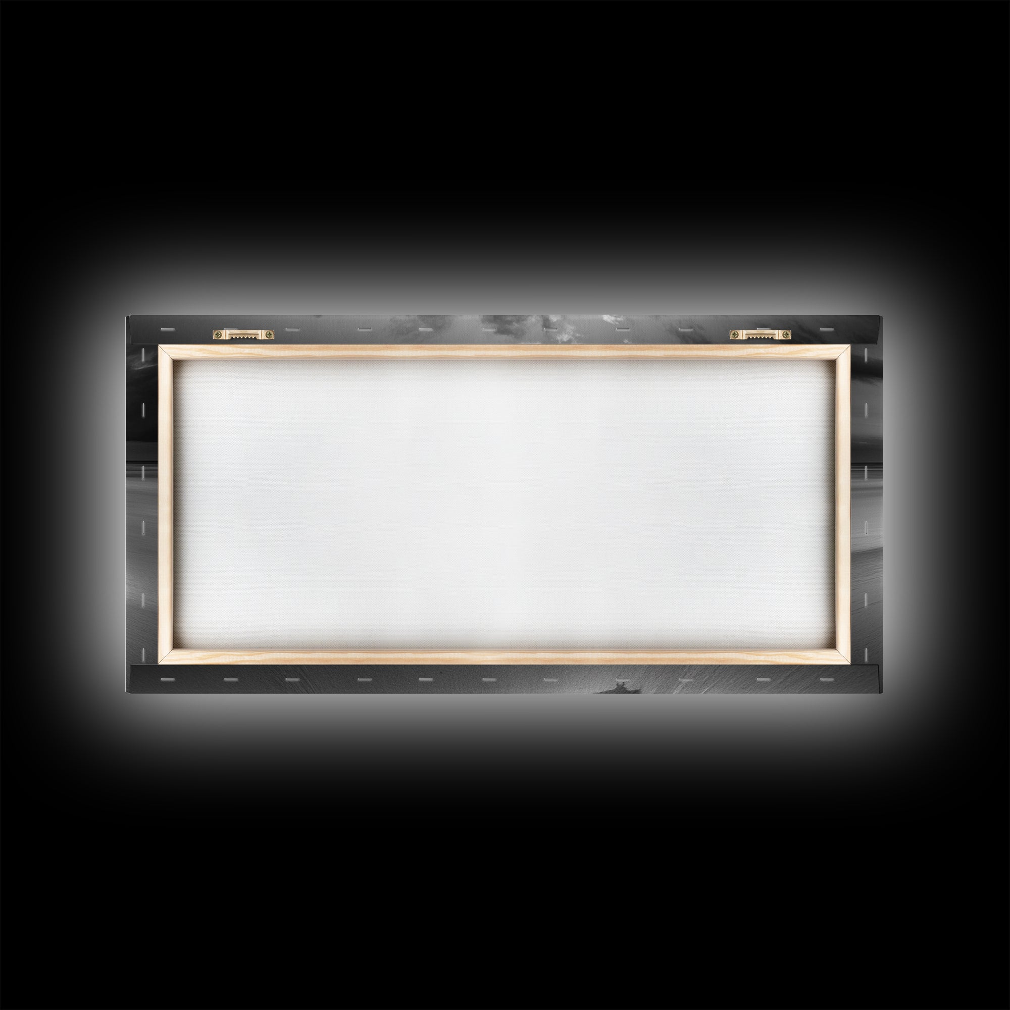 Beach Leaf Still, Autumn Nature Scene, Calm Ocean Shoreline, Canvas Print, Fall Bathroom Wall Art, Neutral Earth Tone Decor