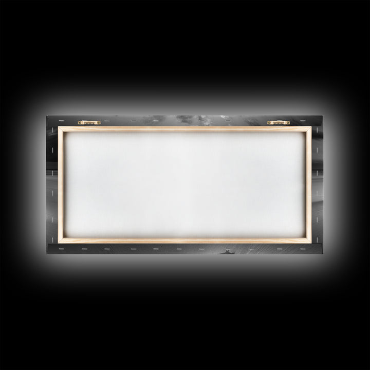 Beach Leaf Still, Autumn Nature Scene, Calm Ocean Shoreline, Canvas Print, Fall Bathroom Wall Art, Neutral Earth Tone Decor