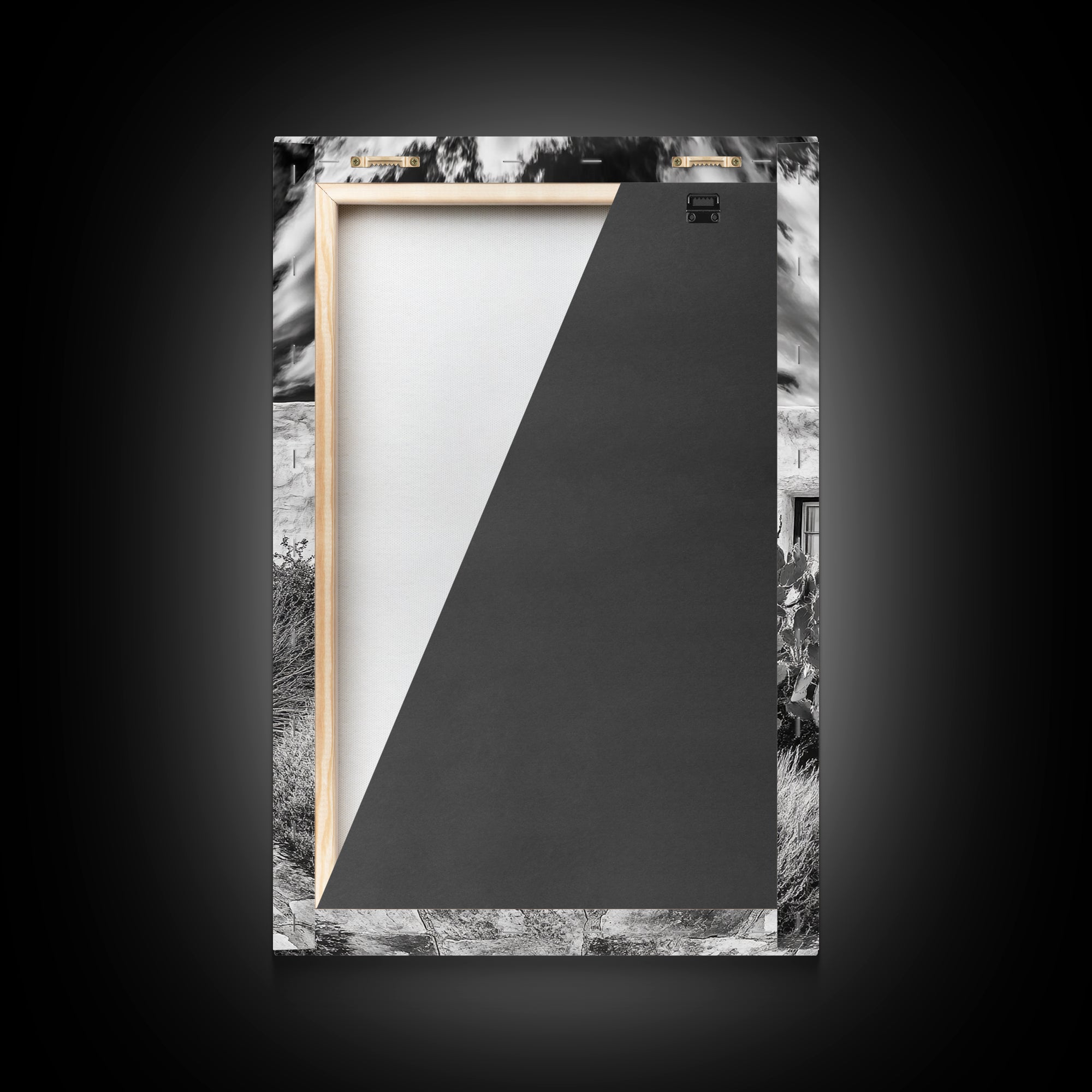 Desert Doorway, Rustic Adobe, Southwestern Style, Framed Canvas Print, Entryway Art, Neutral Wall Art, Minimalist Home Decor