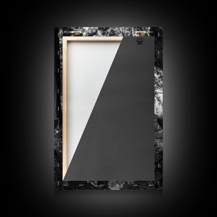 Campfire Lake Night, Adirondack Chairs, Wilderness Glow, Framed Canvas Print, Outdoor Living Wall Art, Cabin Decor, Autumn Retreat Art