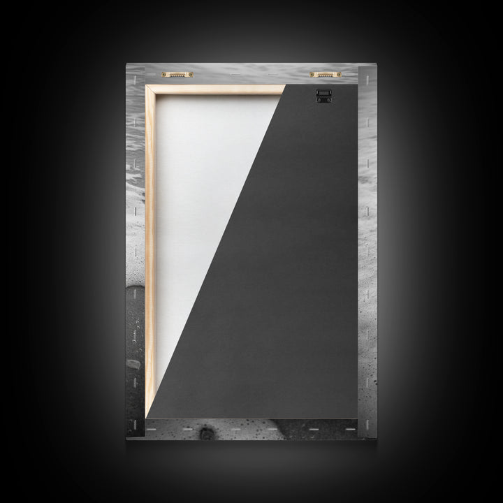 Revolver Beach, Washed Ashore, Western Style, Noir Photography, Framed Canvas Print, Industrial Wall Art, Man Cave Decor, Rustic Vibes