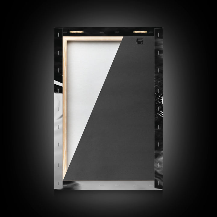 Ripple Effect, Water Drop, Zen Wall Art, Minimalist Black and White, Canvas Print, Bathroom Decor, Tranquil Art, Meditation Room Art