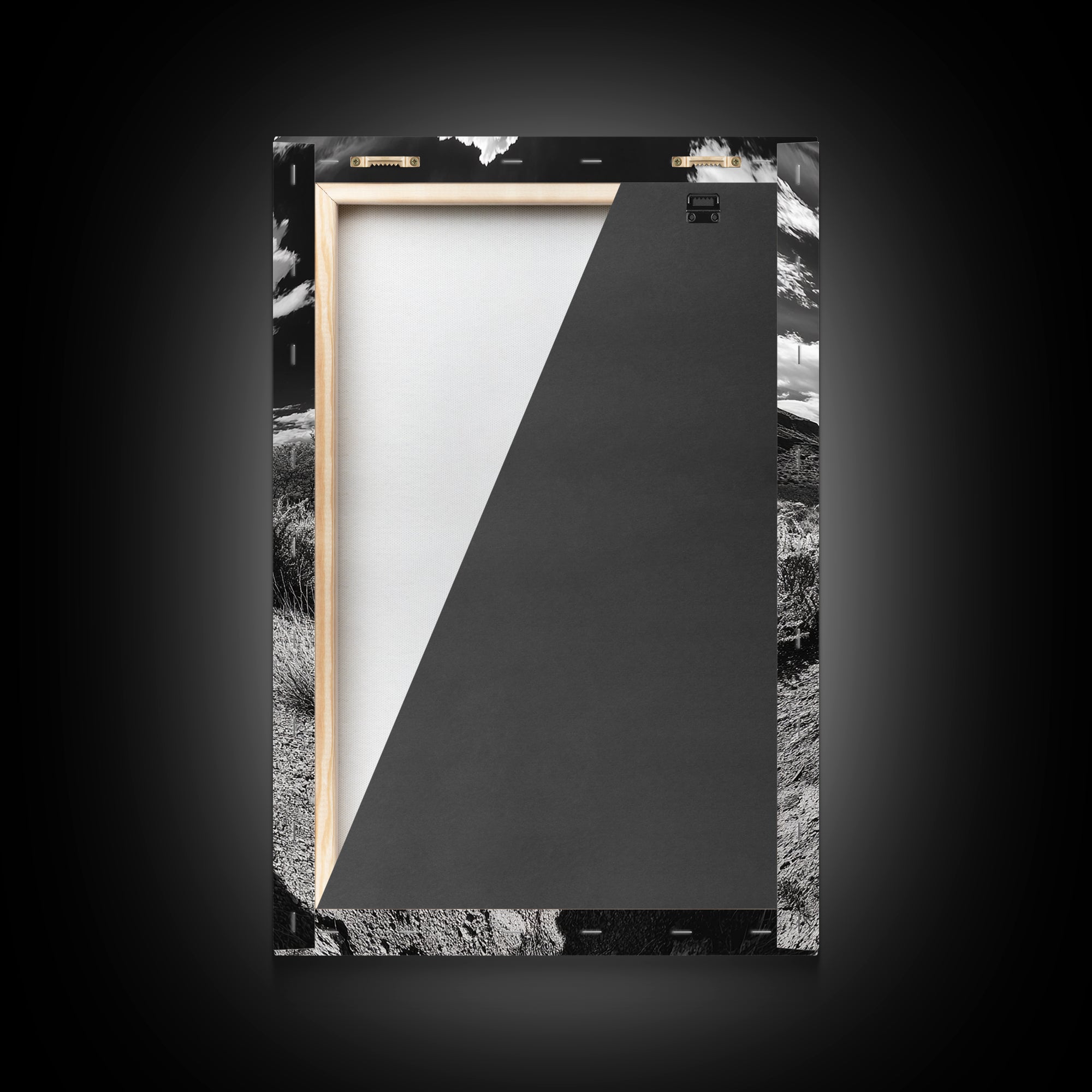 Desert Bloom, Cactus Flower, Bold Nature, Framed Canvas Print, Boho Wall Art, Southwestern Home Decor, Dramatic Desert Photography