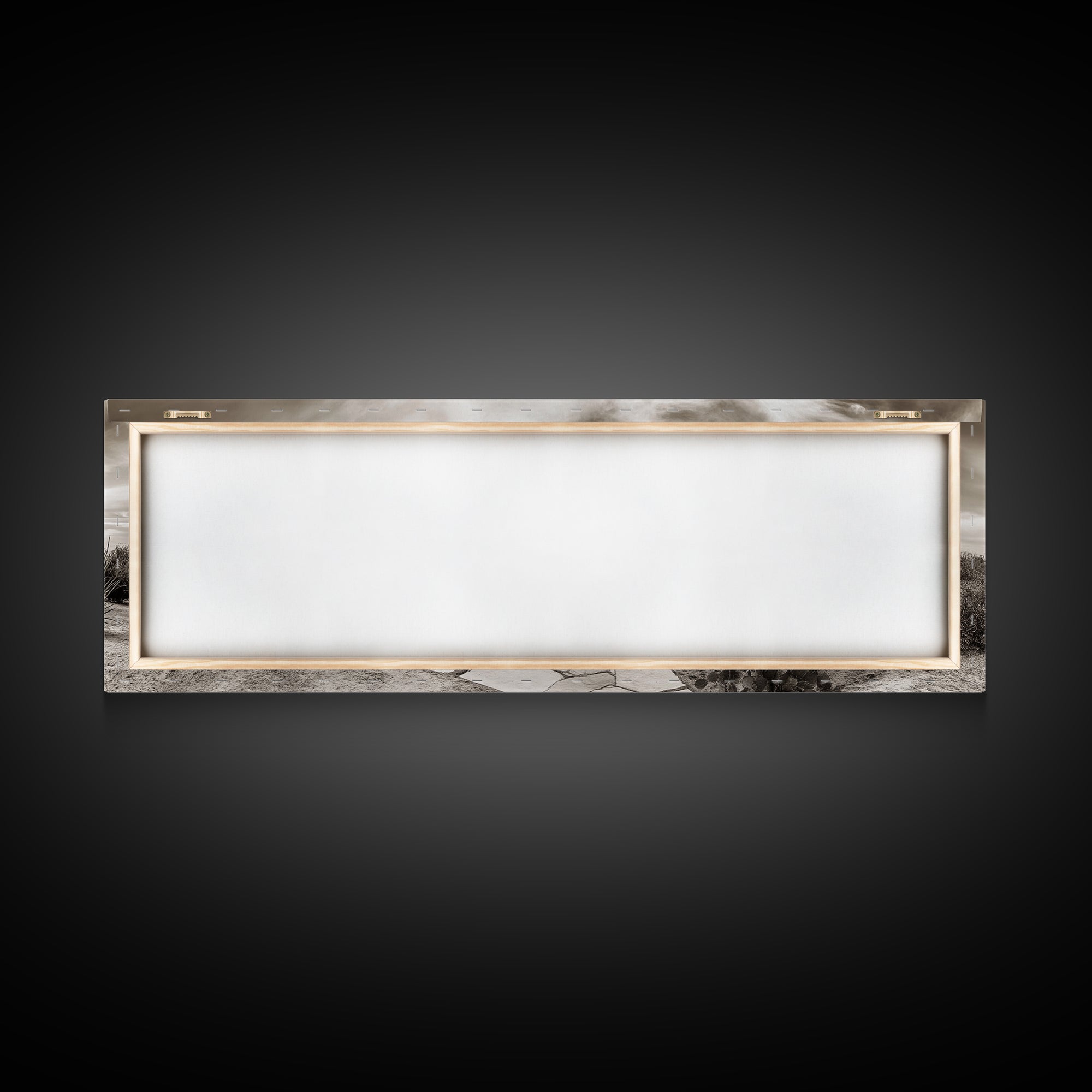 Desert Home, Adobe House, Rustic Pathway, Cactus Garden, Framed Canvas Print, Southwestern Decor, Living Room Wall Art, Western Aesthetic