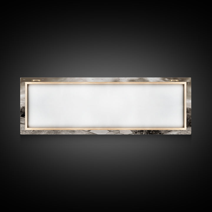 Desert Home, Adobe House, Rustic Pathway, Cactus Garden, Framed Canvas Print, Southwestern Decor, Living Room Wall Art, Western Aesthetic