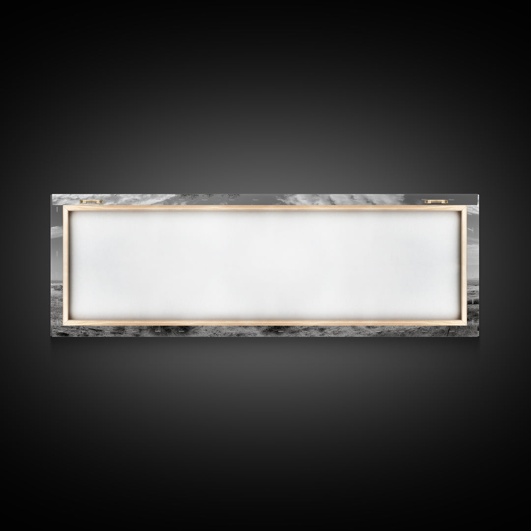 Desert Tree, Solitude Scene, Nature Photography, Framed Canvas Print, Minimalist Tree Art, Bedroom Wall Decor, Neutral Landscape Art