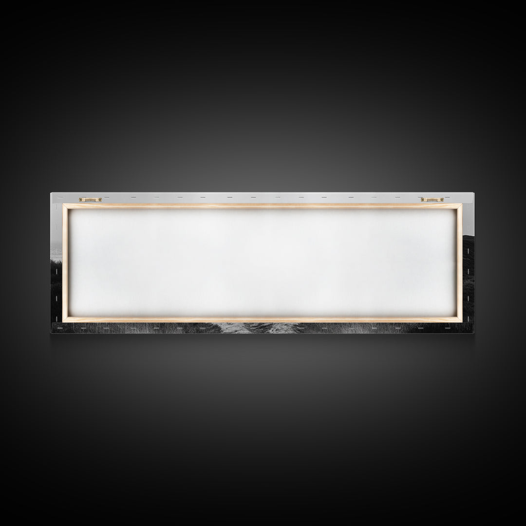 Coastal Path, Ocean Trail, Nature Journey, Canvas Print, Rustic Landscape Art, Entryway Wall Decor, Seaside Minimalist Photo