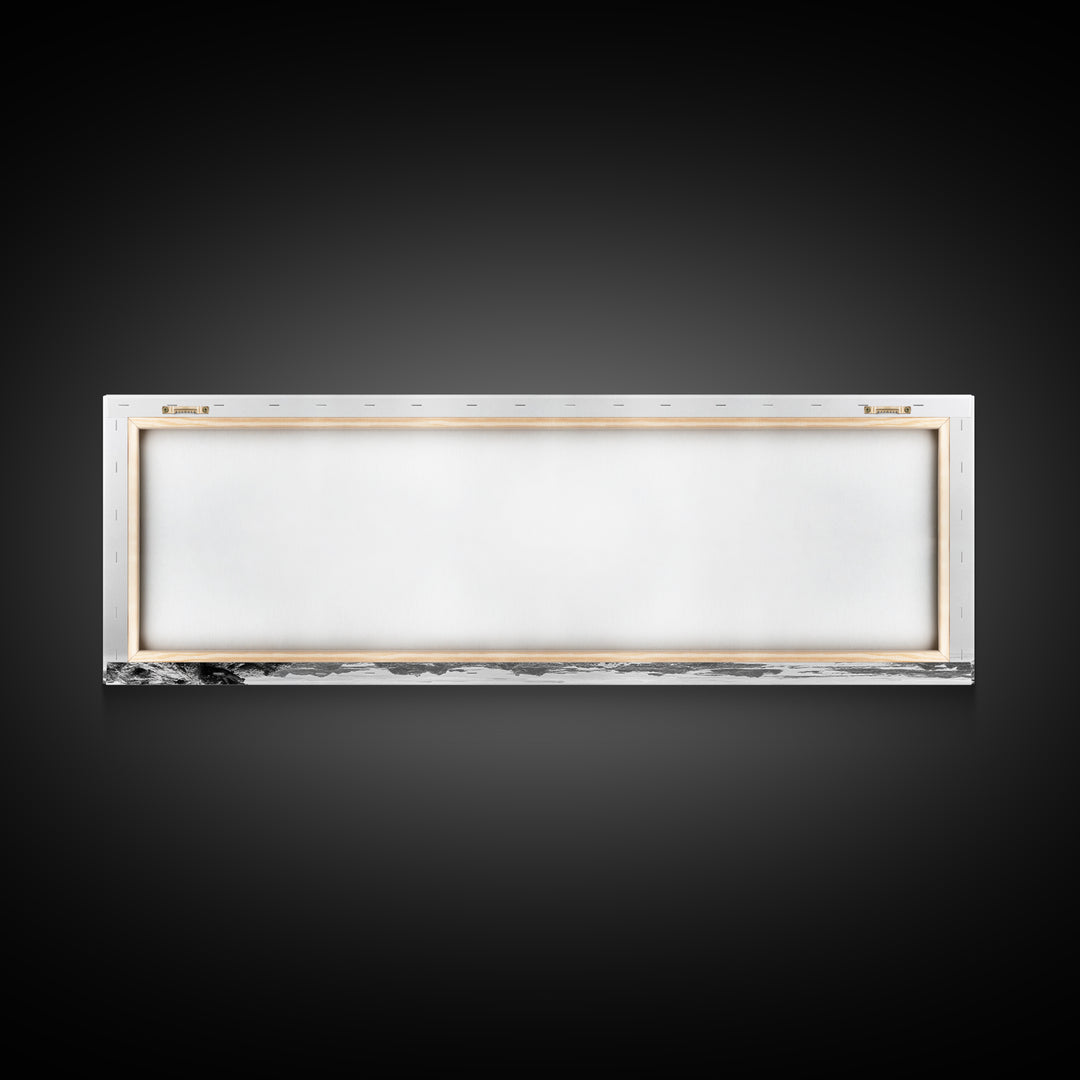 Bald Eagle, Tree Perch, Foggy Coast, Framed Canvas Print, Wildlife Photography, Cabin Wall Art, Rustic Minimalist Decor