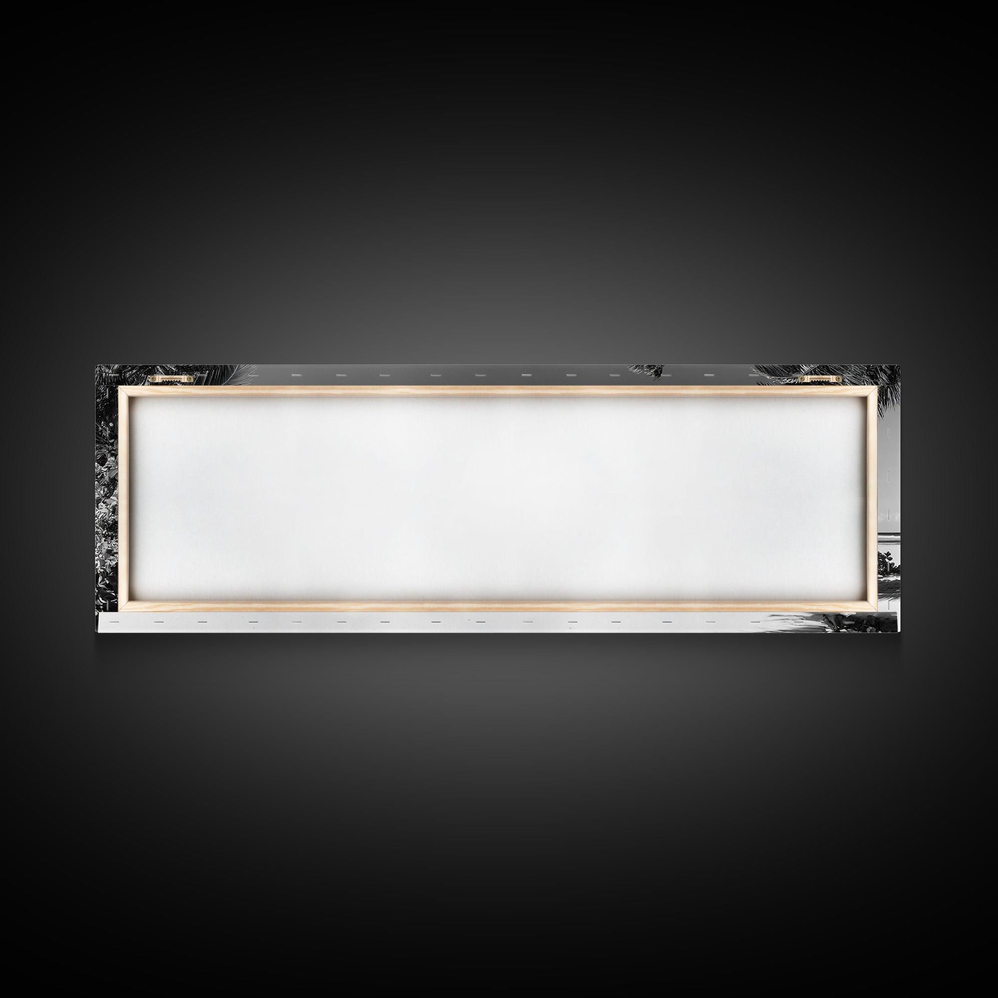 Beach House, Palm Retreat, Tropical Hideaway, Island Dream, Framed Canvas Print, Coastal Wall Art, Bedroom Decor, Tropical Vacation Aesthetic