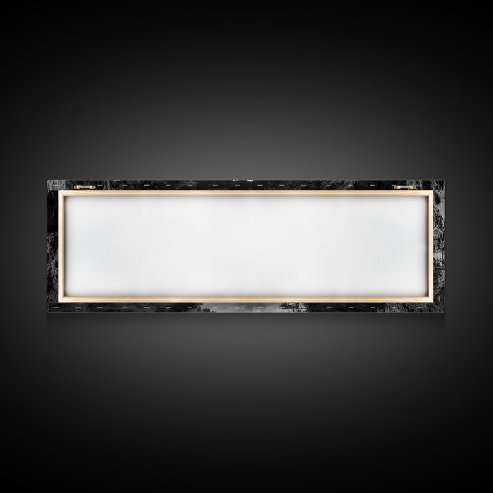 Cave Opening, Reflected Water, Nature Frame, Canvas Print, Monochrome Landscape, Natural Wall Art, Earthy Bathroom Art, Den Decor