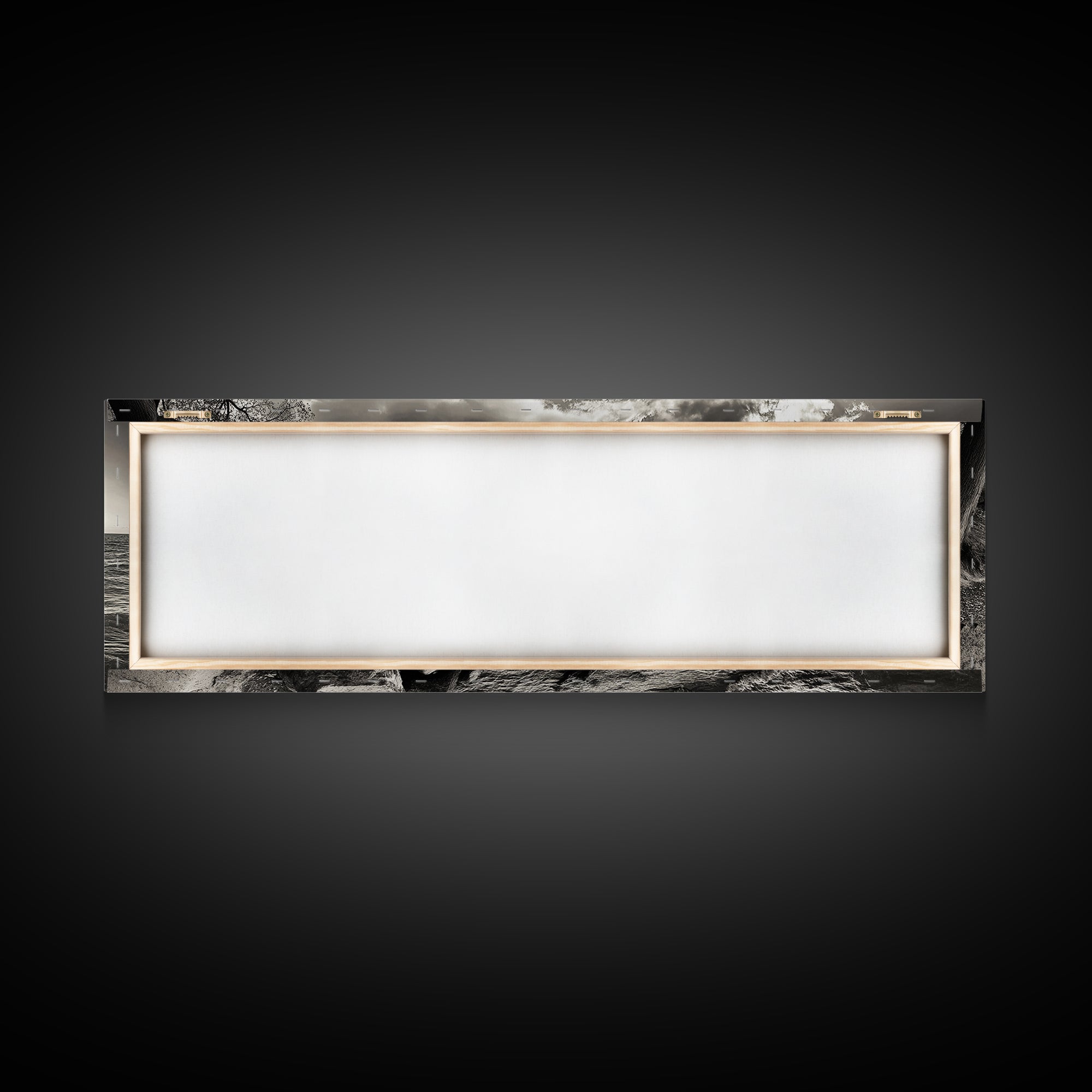 Coastal Shoreline, Autumn Landscape, Nature Photography, Framed Canvas Print, Rustic Decor, Lake House Art, Fall Wall Art, Neutral Tones