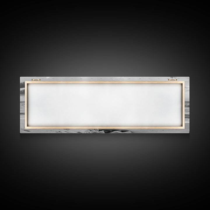 Blanket Beach, Woven Texture, Ocean Sunset, Tranquil Shore, Framed Canvas Print, Boho Wall Art, Bedroom Decor, Soft Coastal Photography Style