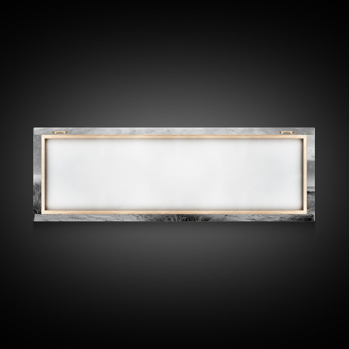 Beach Dunes, Coastal Grass, Nature Serenity, Canvas Print, Minimalist Bedroom Art, Soft Tones, Tranquil Beach Wall Decor