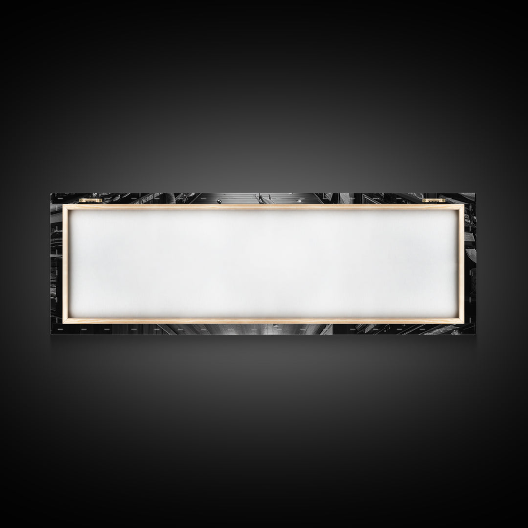 Vintage Shop, Curio Store, Rustic Nostalgia, Framed Canvas Print, Eclectic Wall Art, Bar Decor, Moody Retro Interior Accent