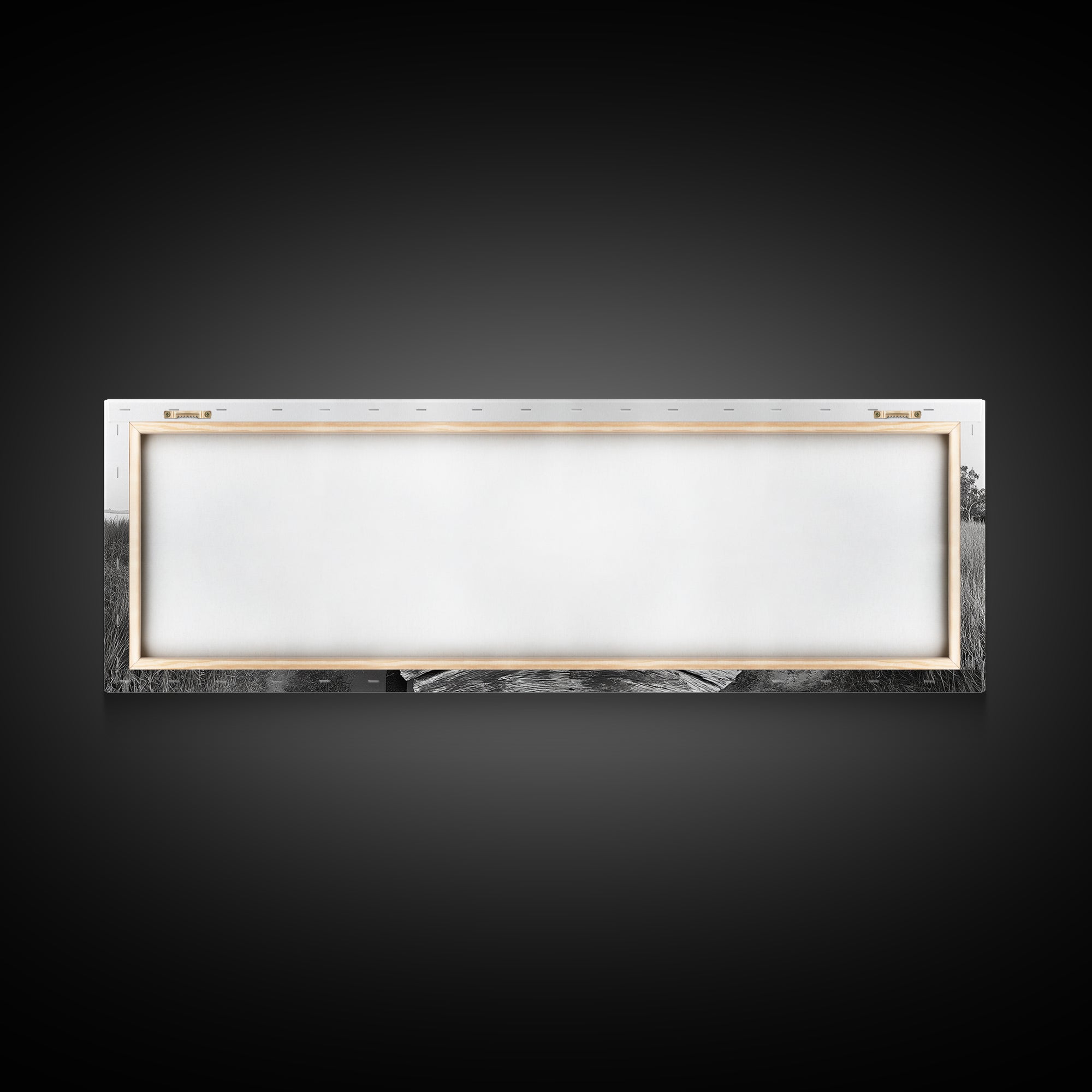 Abandoned Pier, Lakeside Shack, Black and White Marsh, Framed Canvas Print, Rustic Entryway Art, Minimalist Coastal Cabin Decor