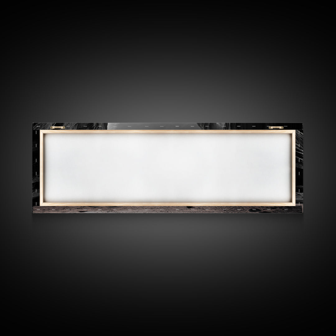 Desert Canyon Walls, High Contrast, Natural Monument, Canvas Print, Office Wall Art, Moody Modern Decor, Wilderness Photography