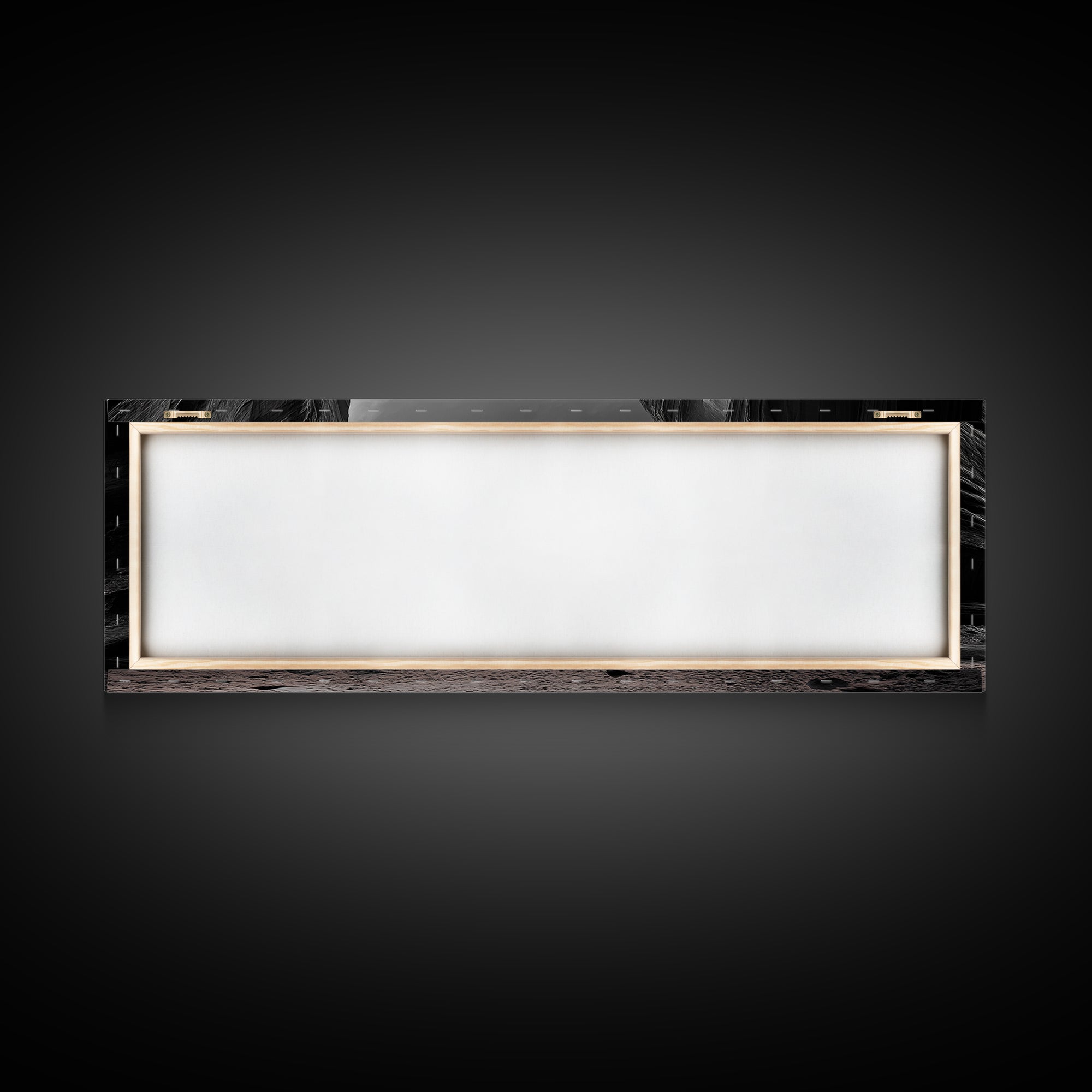 Desert Canyon Walls, High Contrast, Natural Monument, Canvas Print, Office Wall Art, Moody Modern Decor, Wilderness Photography